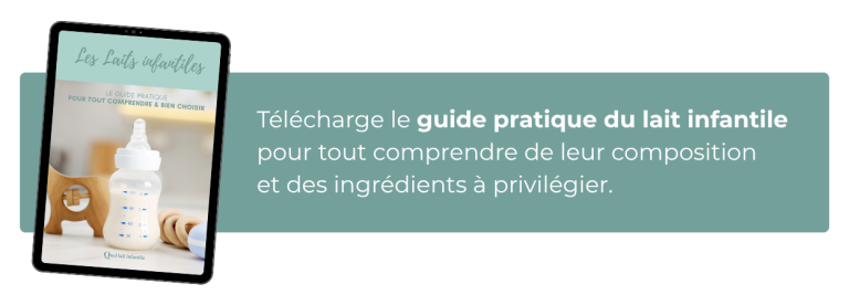 guide du lait infantile